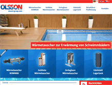 Tablet Screenshot of olsson-group.com